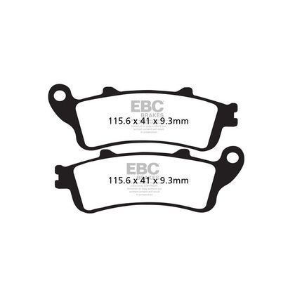 Plaquettes de freins EBC Sinter Métal Fritté avant/arrière (selon modèle)