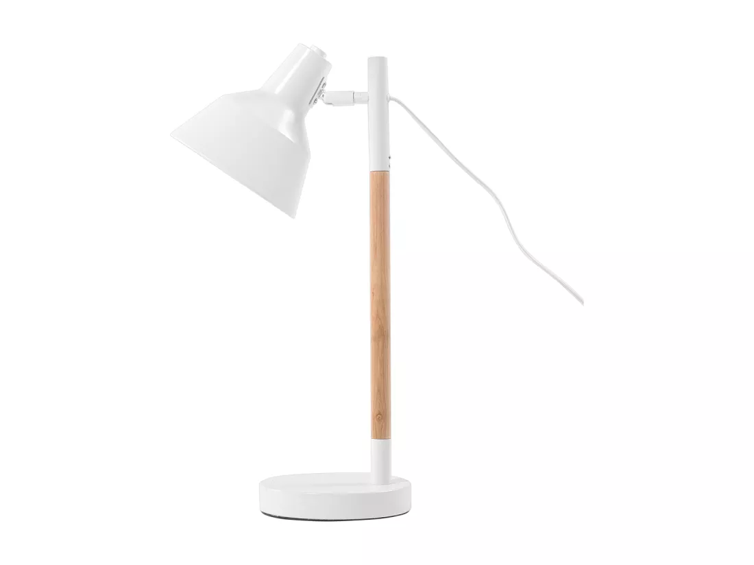 Lampe de bureau ALDAN Réglable Métal Blanc