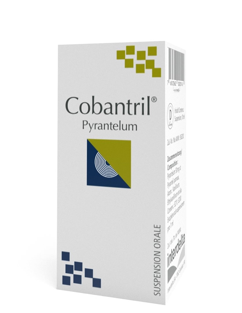 COBANTRIL Susp 500 mg Fl 10 ml<br>10 ml, Flasche, Suspension zum Einnehmen