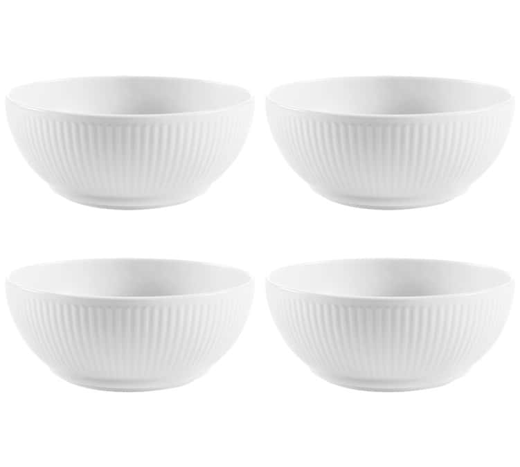 Set de 4 bols Douro - porcelaine blanche - 48 cl - BODUM