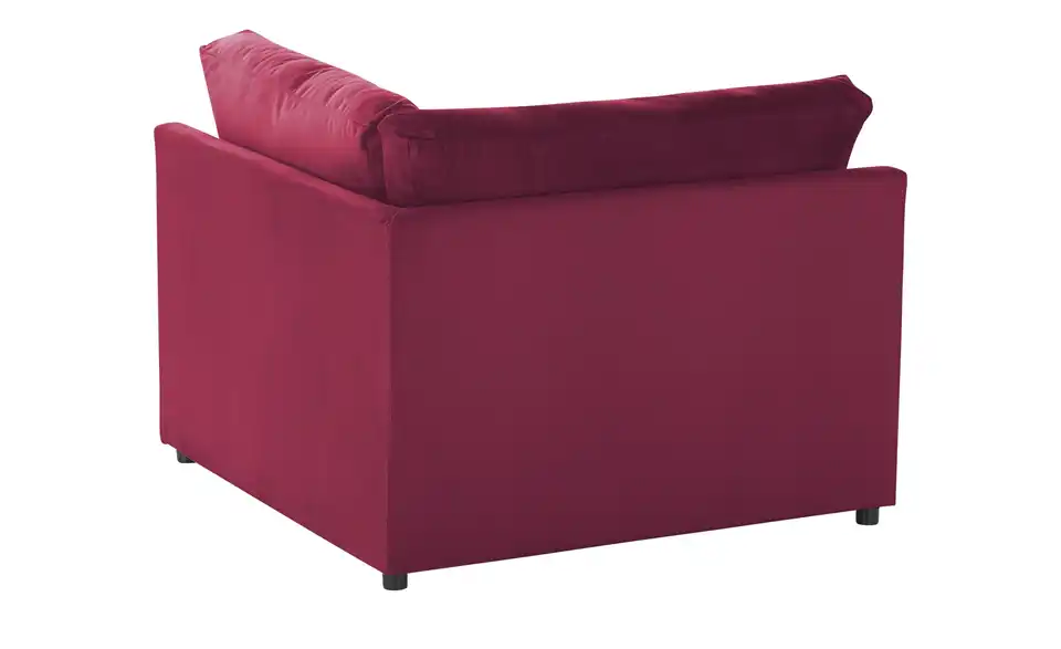 Element Branna Rot Samt Ecke