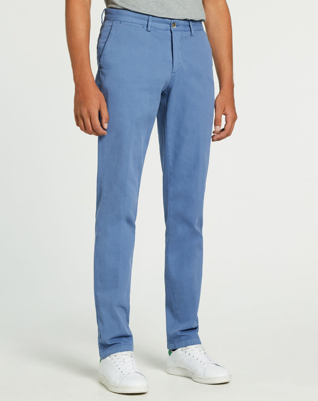 Hackett London Pantalon chino Slim Fit Armure bleu moyen