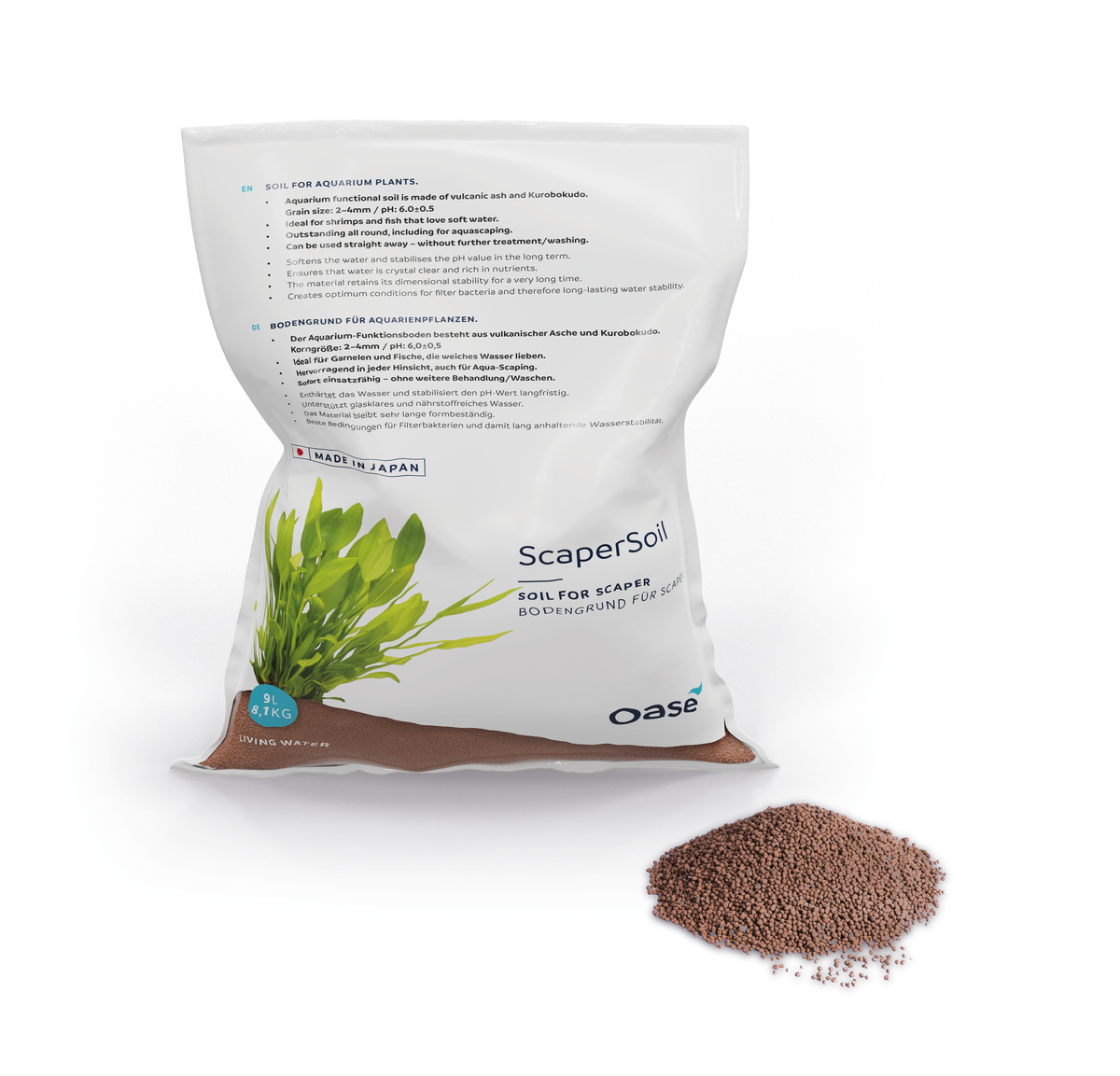 Oase ScaperSoil 9 liter | Aquariumbodem