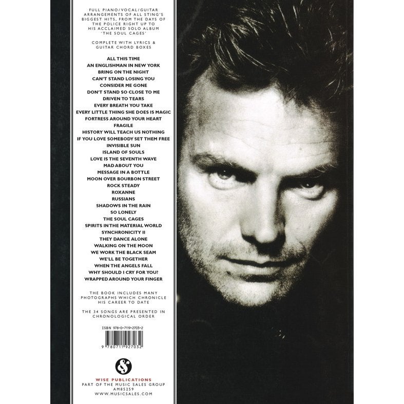MusicSales - Sting Anthology - The Definitive Collection (PVG)