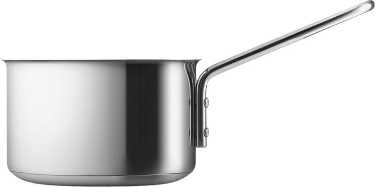 Eva Trio Stainless Steel Kasserolle 1,1 l keramisk Slip-Let® belægnin Polished steel