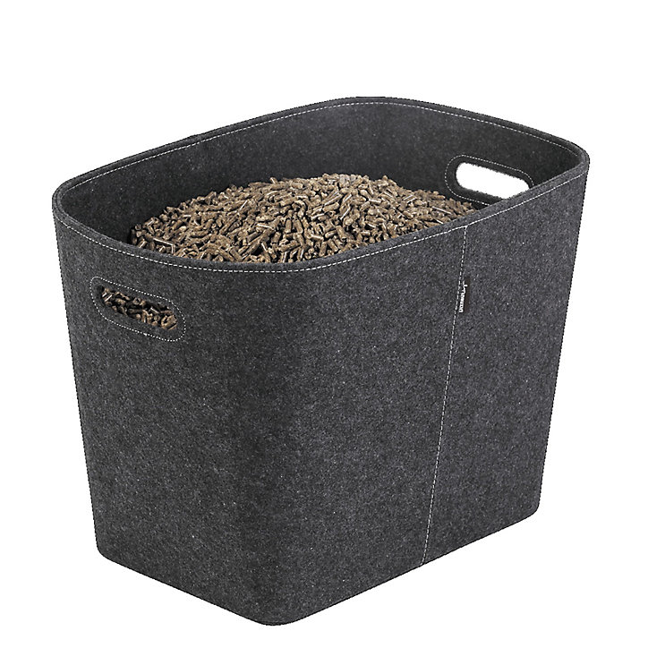 Range-bûches et granulés Dixneuf Felt gris