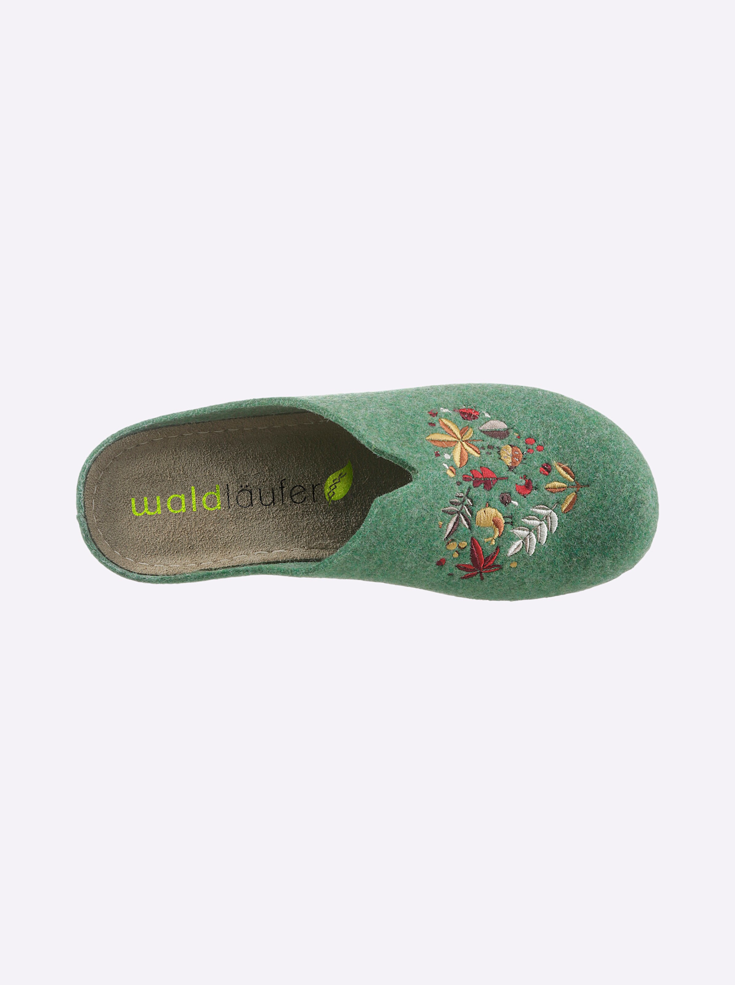 Waldläufer Pantoffel in apfel