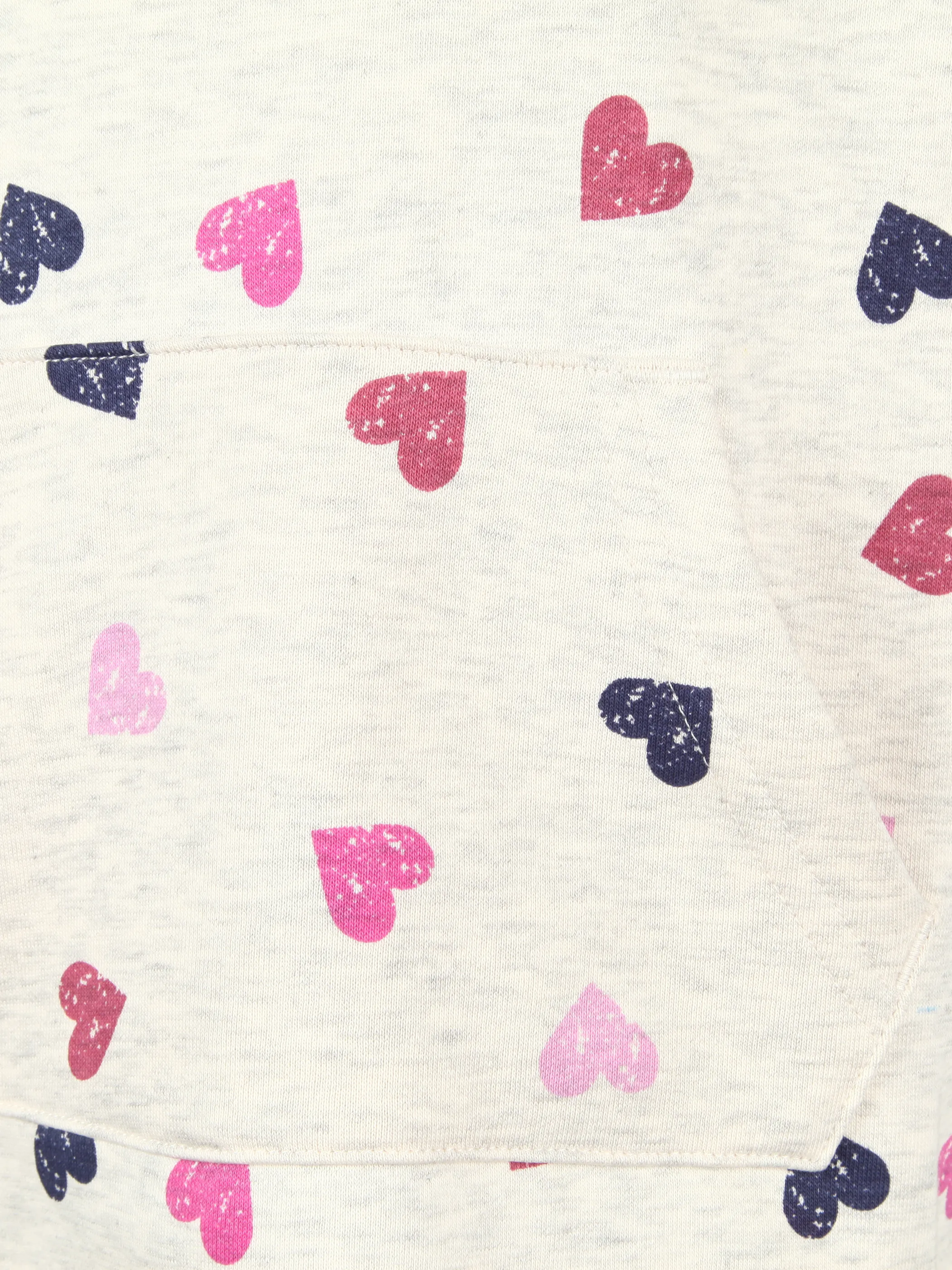 Mädchen Sweatshirt mit Herzprint