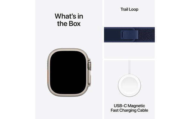 Apple Smartwatch »Ultra 2 Natural Titanium Alpine Loop Tan Large« ( ) Watch OS