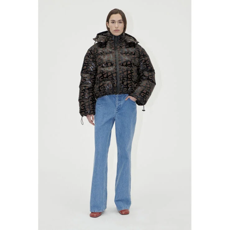 Stine Goya Hooded Long Sleeve Puffer, 2277 Padded Outerwear Sg logo