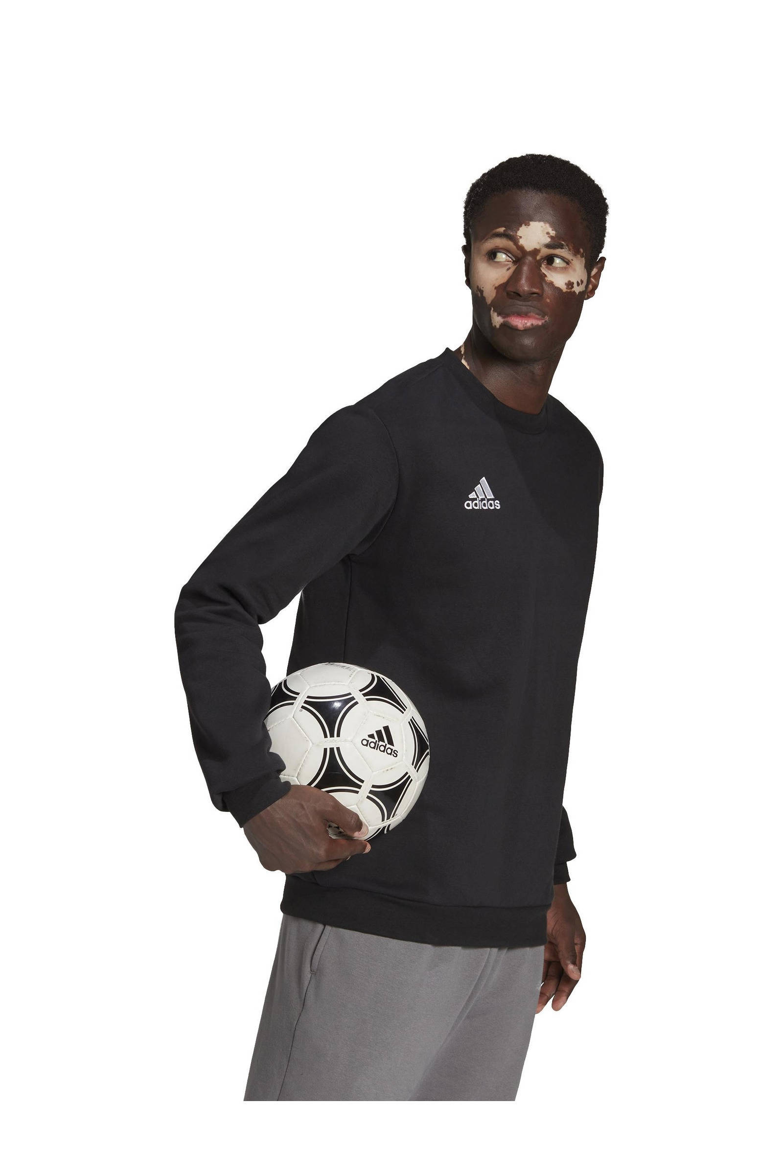 adidas Senior  sportsweater zwart