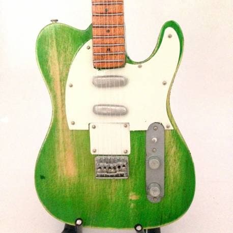 Mini guitar: Status Quo - Francis Rossi - Fender Telecaster