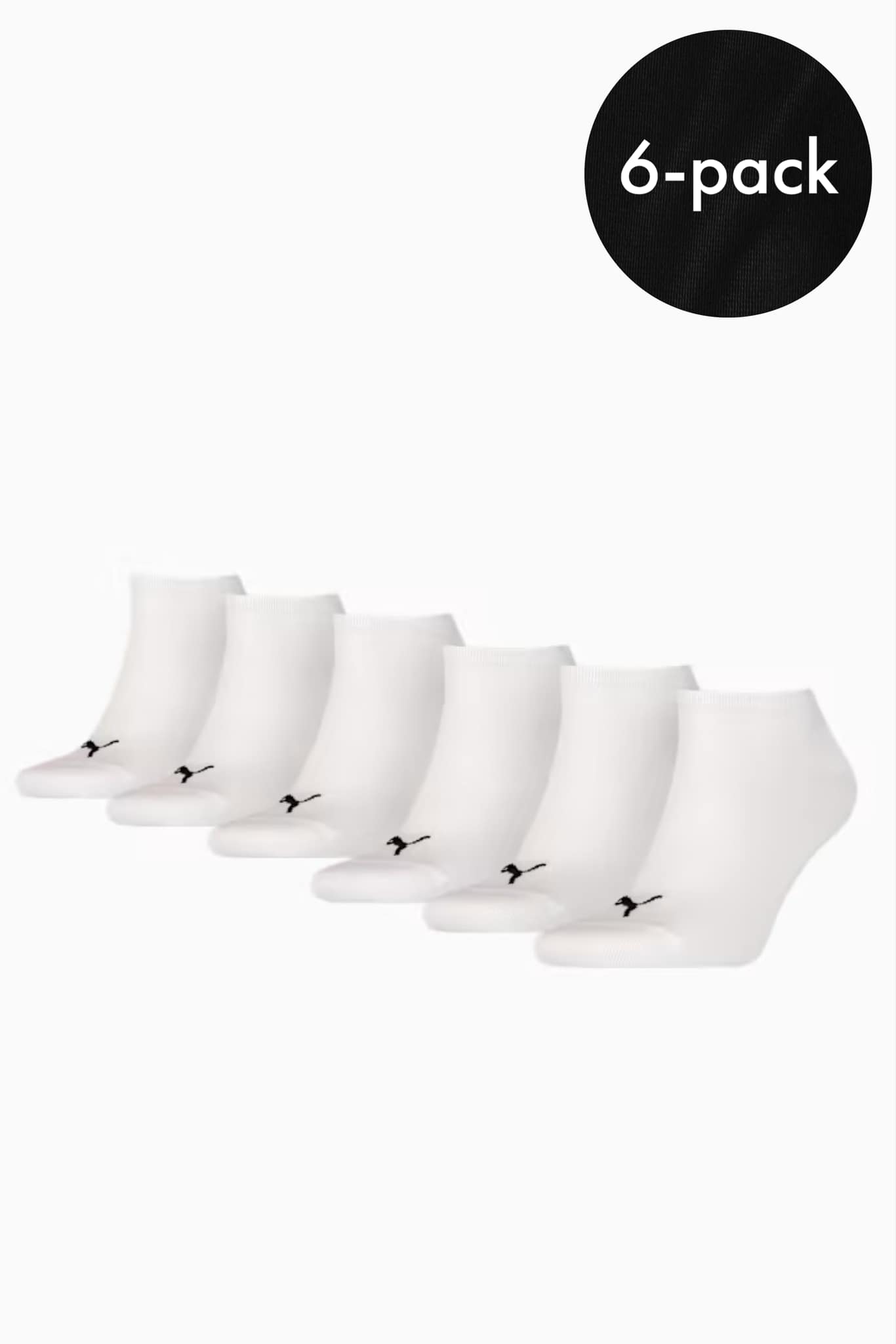 Puma Sneaker Sokken 6-Pack Wit
