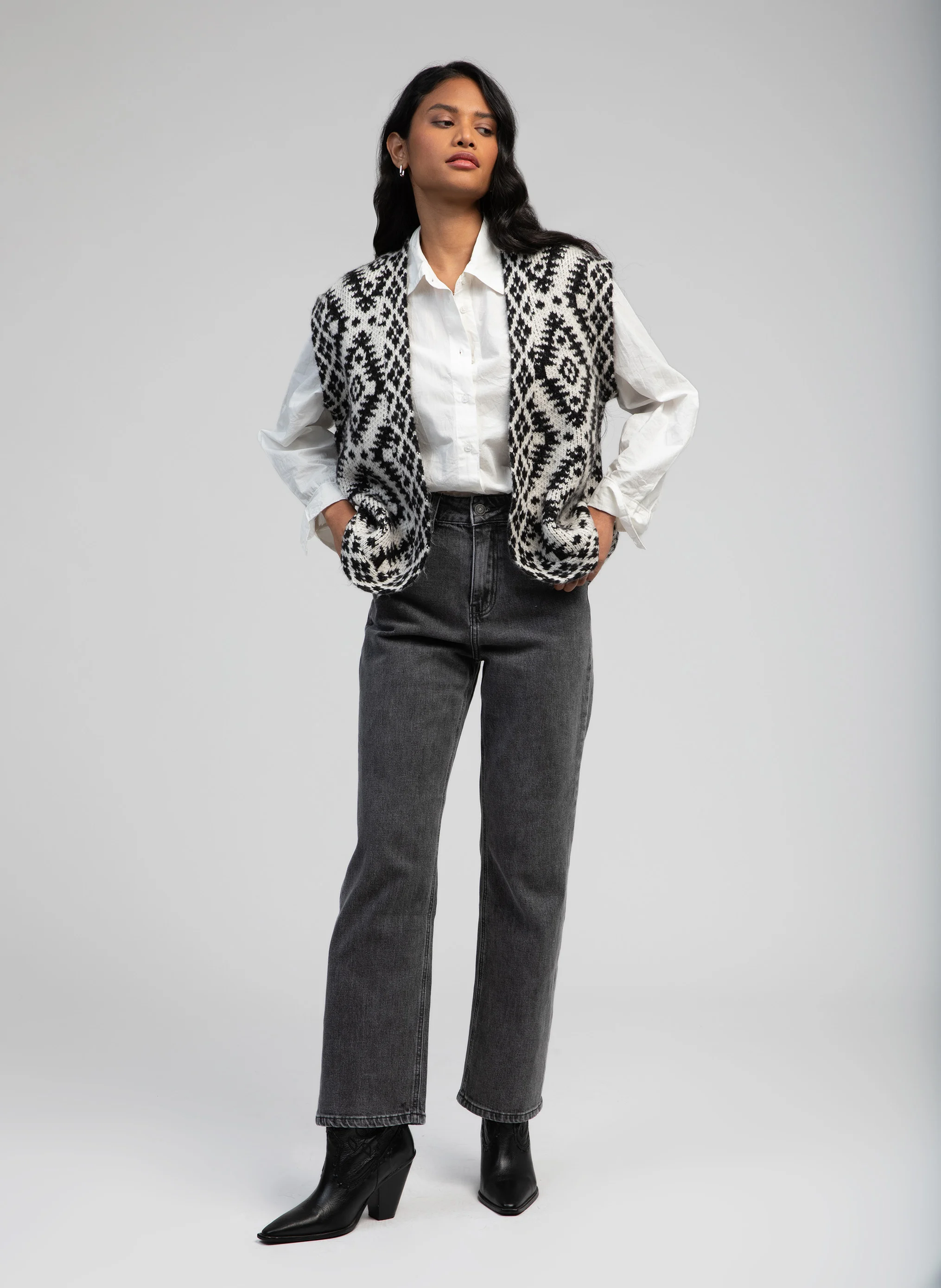 LETHNIK - Cardigan jacquard |