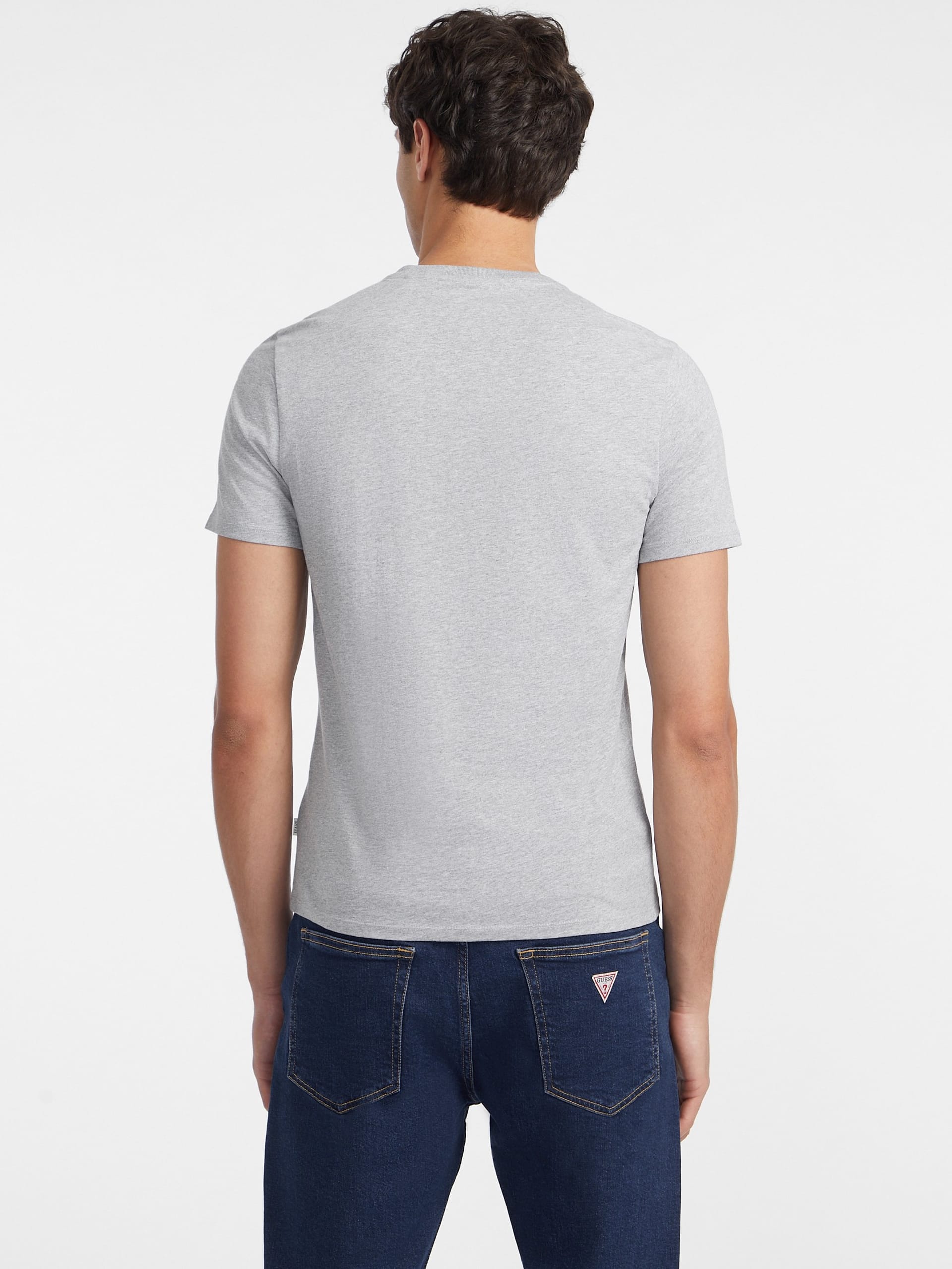 Camiseta Slim com Logo Bordado