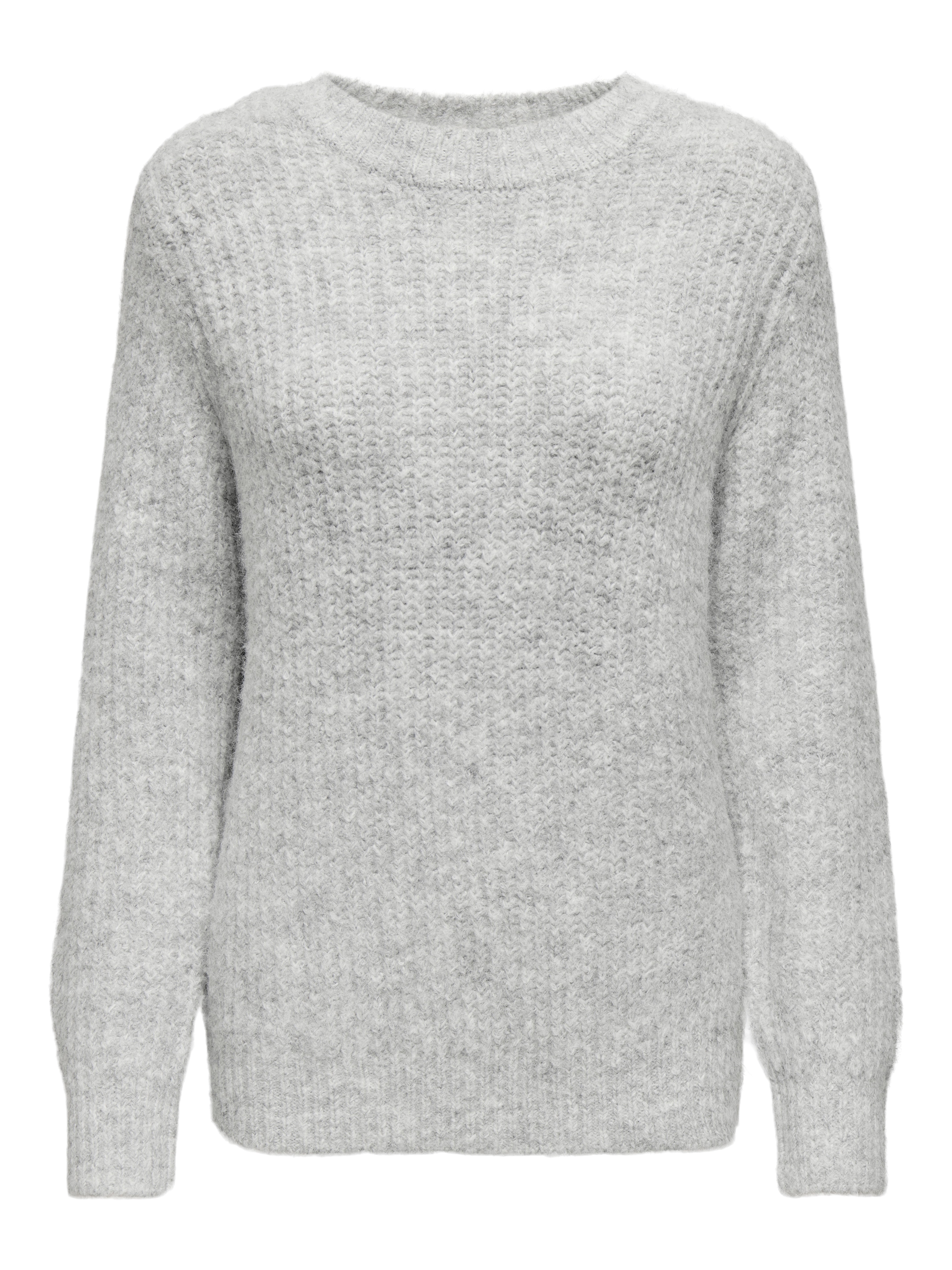 ONLMAGGIE Strickpullover Light Grey Melange