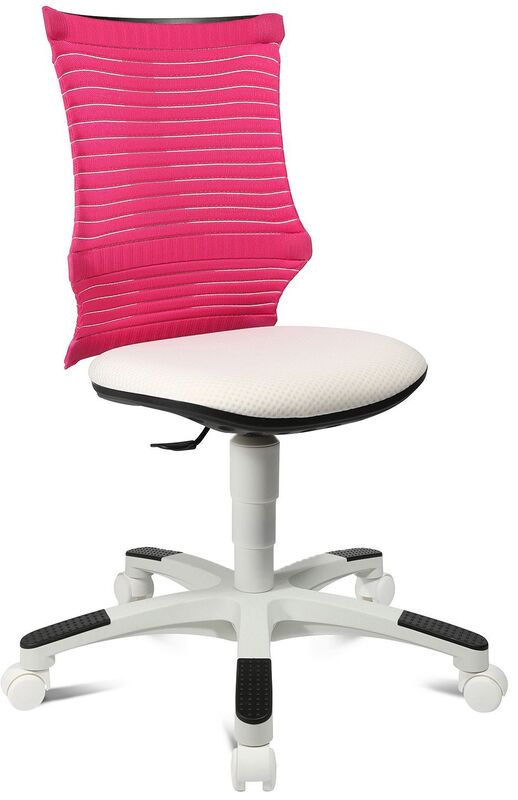 Topstar S`neaker Kinderbürostuhl, weiss/pink