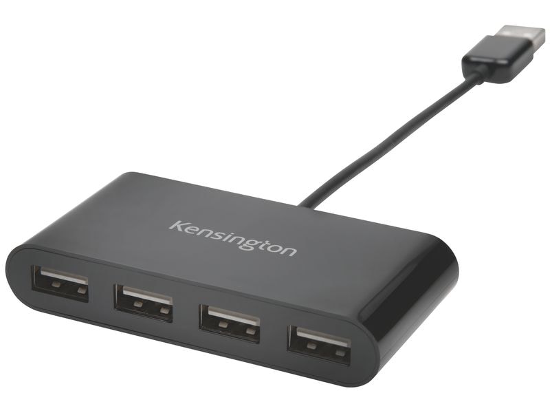 Kensington USB-Hub 4-Port USB 2.0 Externer 4-Port USB-Hub