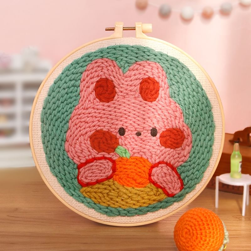Embroidery Kingdom - Cartoon Capybara DIY borduurpakket (verschillende ontwerpen)