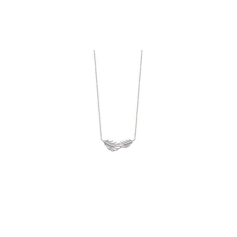 Collier Femme - Argent 925 - Oxyde de zirconium - Longueur : 45 cm