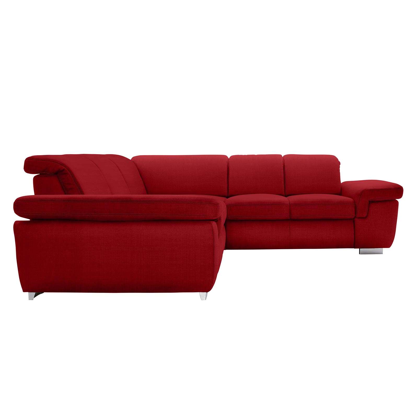 polsterpower Boxspringsofa - Miro bordeaux - Basismodell - rechts