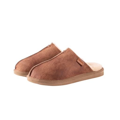 Shepherd Of Sweden Hugo Slippers, Antique Cognac, 43