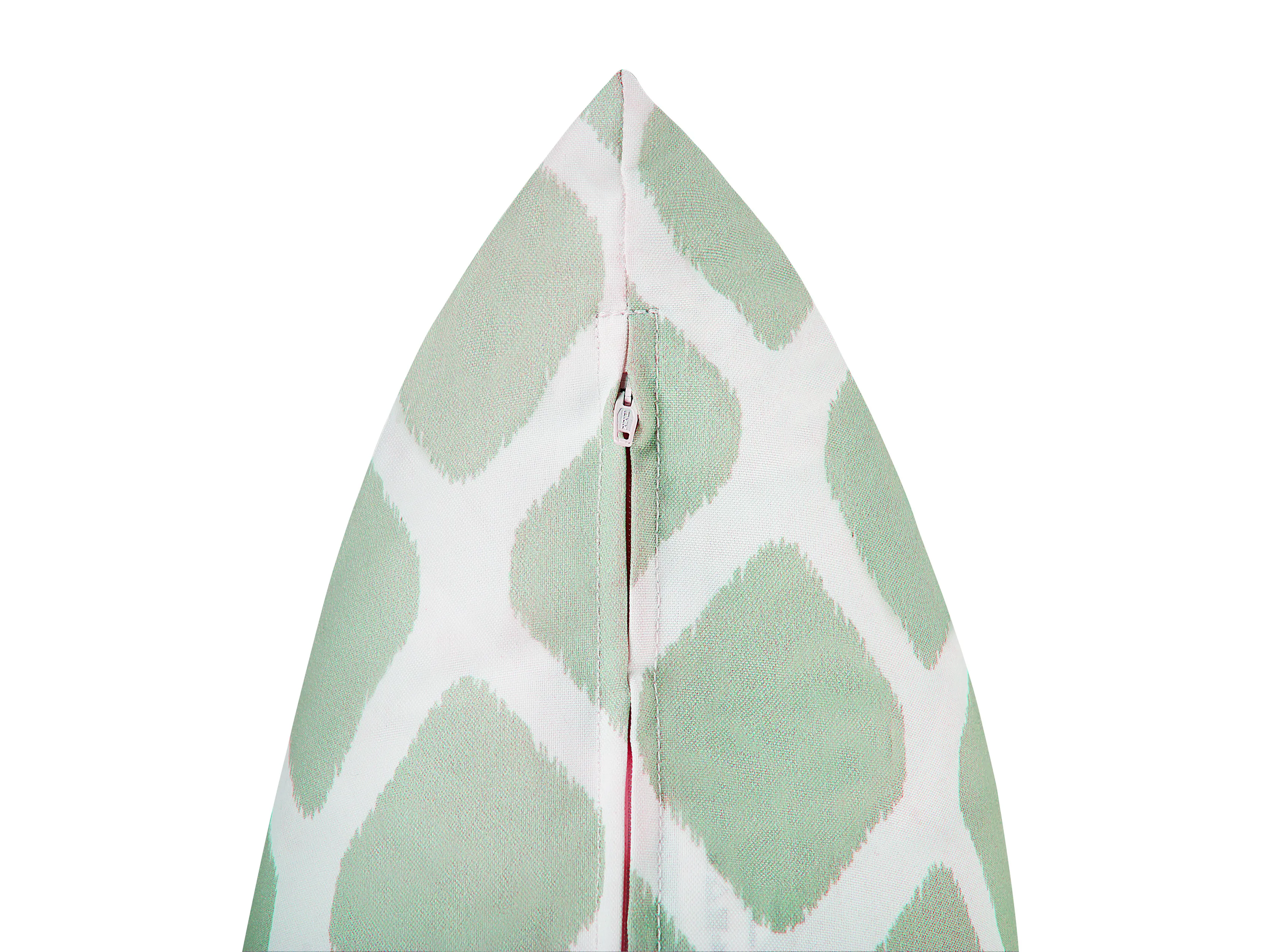 Sierkussen GARTENKISSEN geometrisch patroon 40 x 40 cm Mintgroen