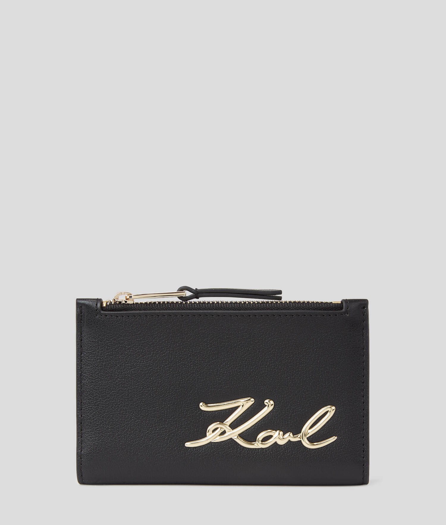 PORTE-CARTES À DEUX VOLETS MINCE K/SIGNATURE