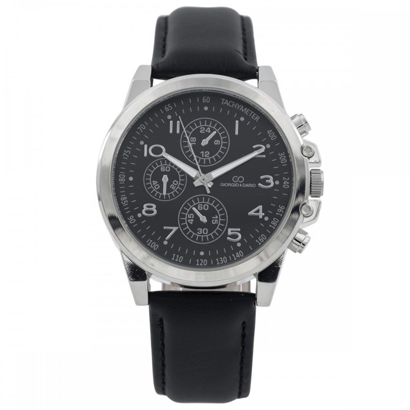 Montre pour Homme Bracelet Noir GIORGIO