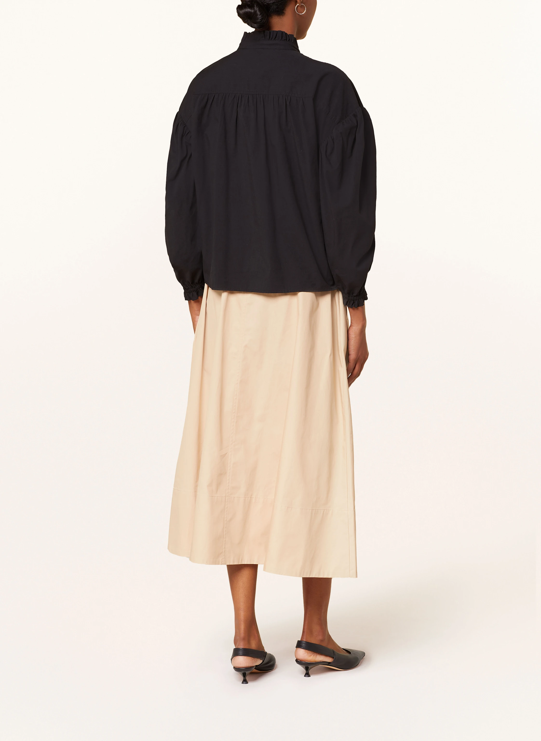 Part Two Bluse mit Lochspitze und 3/4-Arm