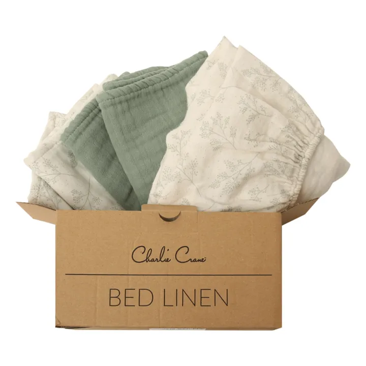 Charlie Crane Housse de matelas à langer Noga/Pago | Gris perle