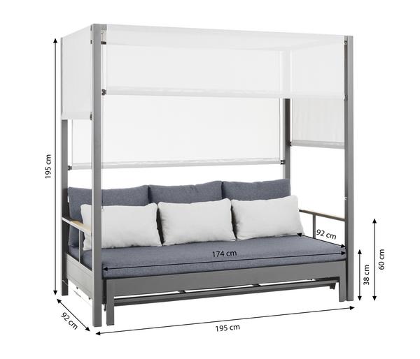 Dehner Daybed Hollywood, ca. B195/H195/T183 cm