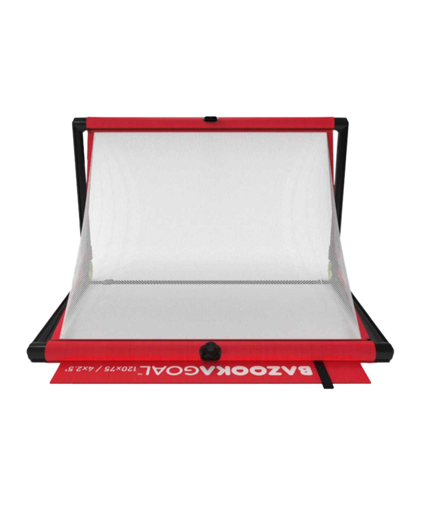 Bazookagoal Teleskoptor | 120x75 cm Rot Weiss