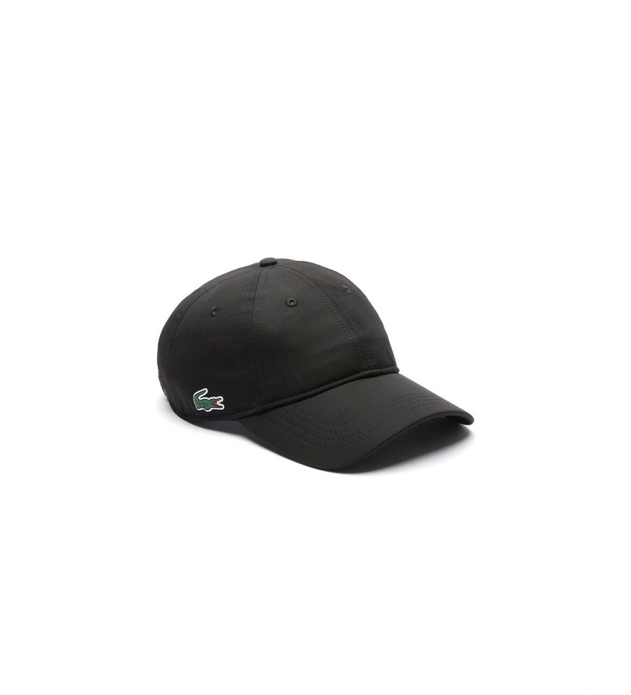 Boné Lacoste Sport Leve preto