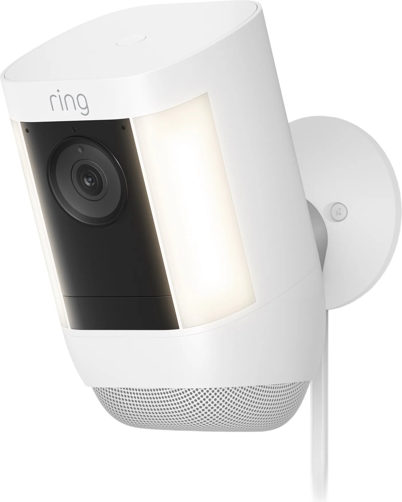 Ring Spotlight Cam Pro Plug-in Blanc Caméra de surveillance