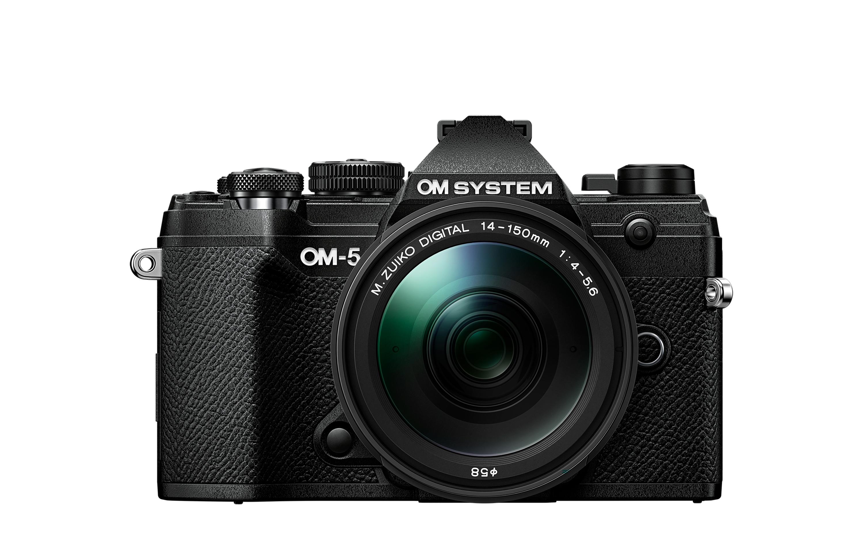 Fotokamera OM-5 M.Zuiko ED 14-150 mm F/4-5.6 II Schwarz<br>Spiegellose OM SYSTEM Kamera, Adventure-Kamera