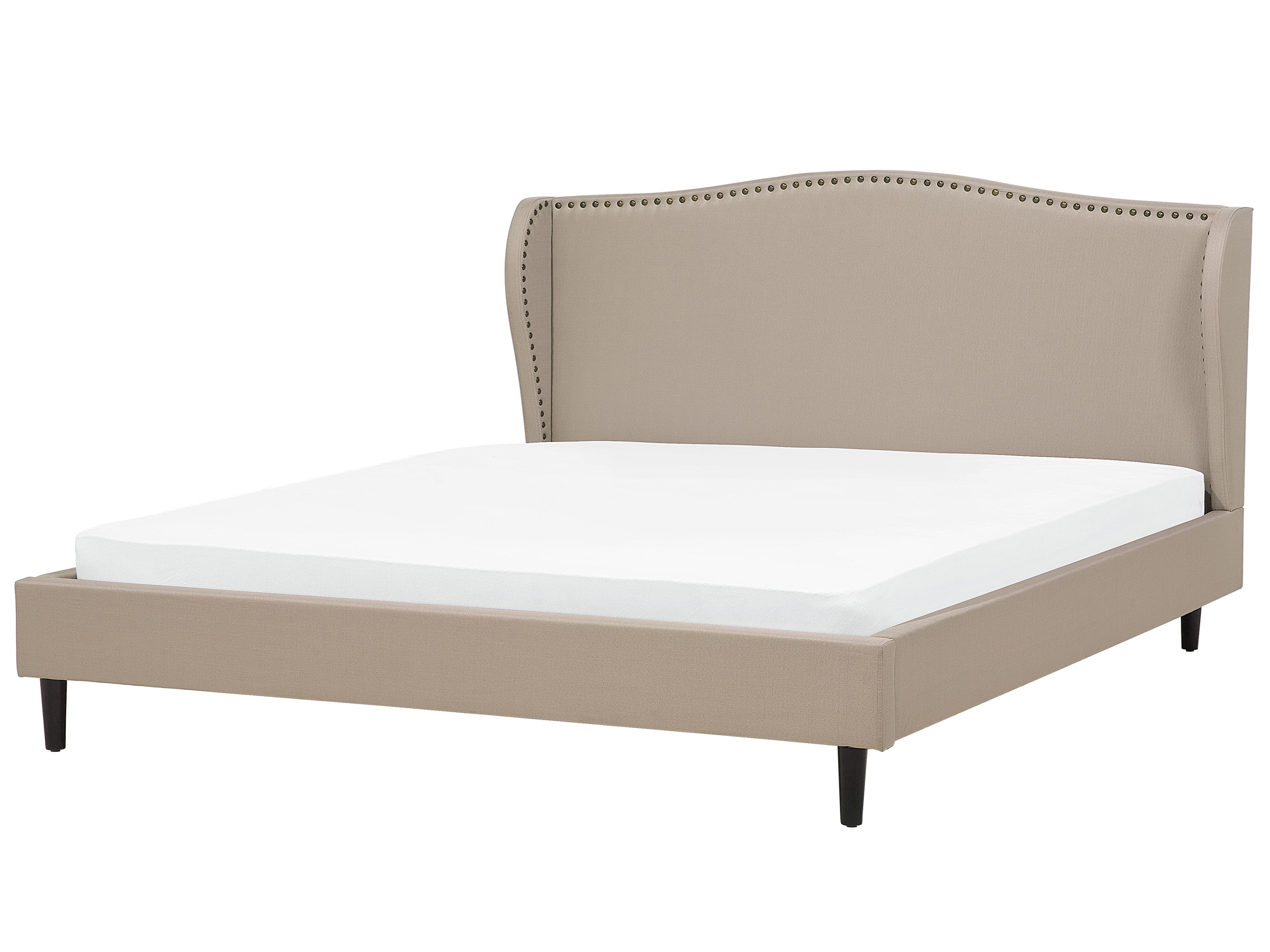 Bed Stof COLMAR 180 x 200 cm Zandbeige
