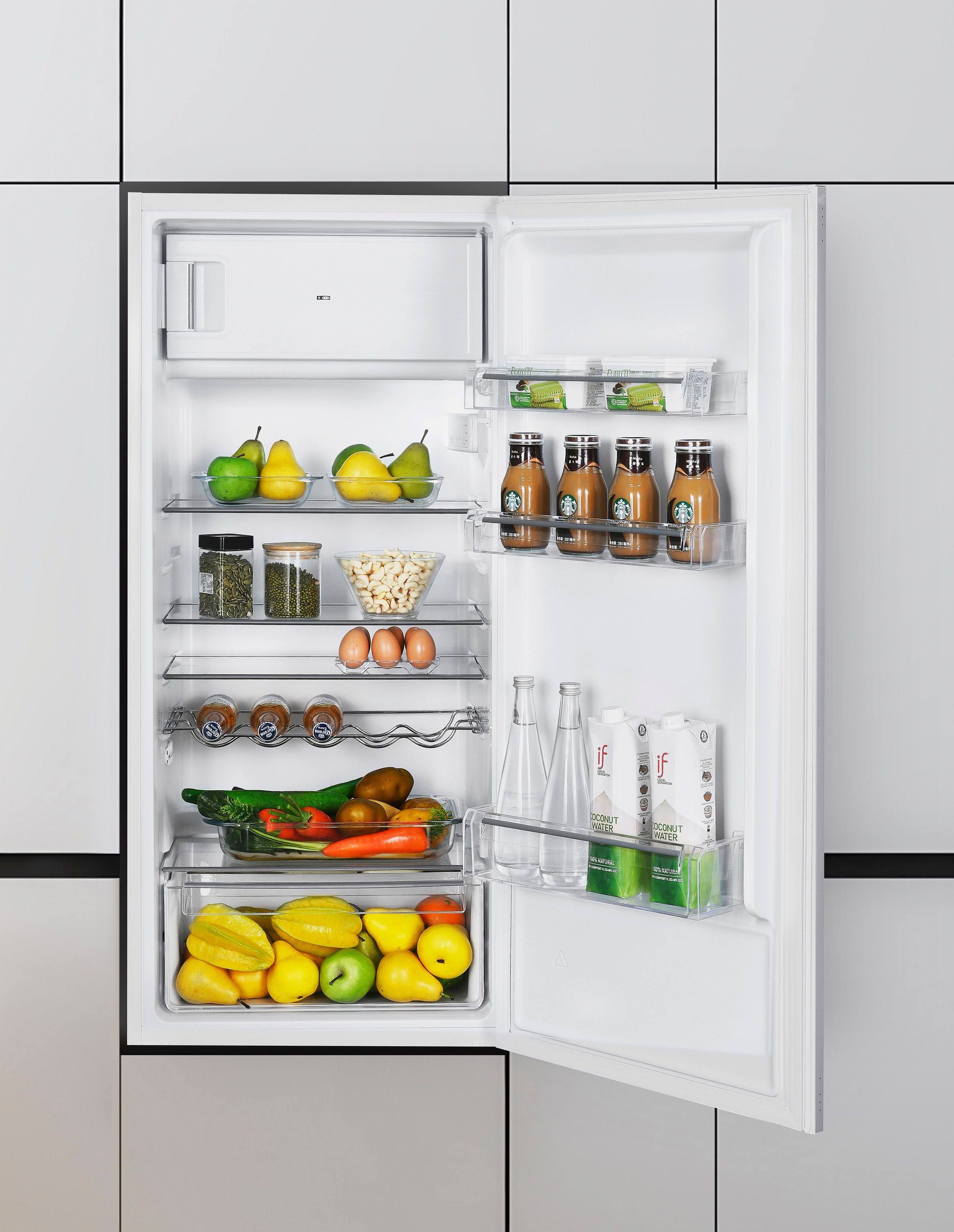 Hanseatic Einbaukühlschrank HEKS12254GE 123 cm hoch