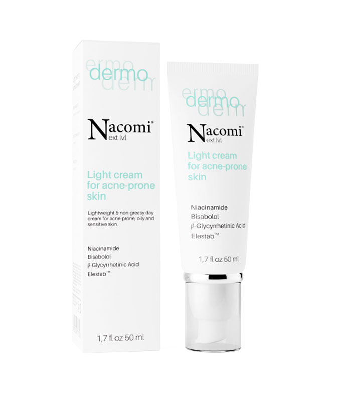 Nacomi - *Dermo* - Creme de rosto leve - Pele com acne