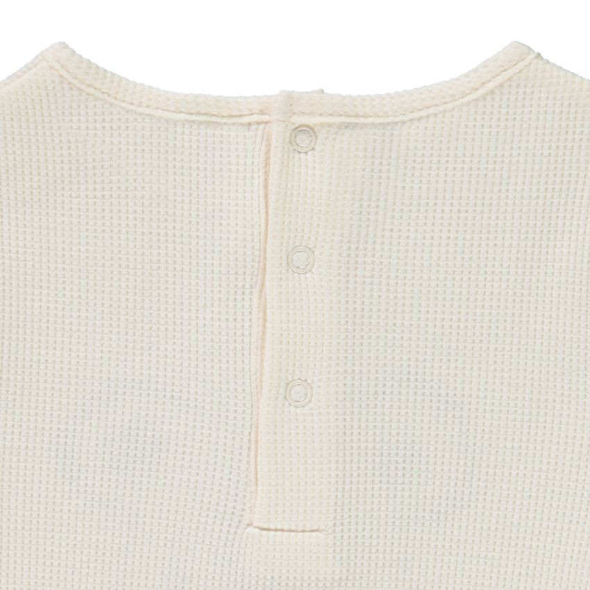 Pyjama 2 pièces effet nid d'abeille Koala pour bébé garçon - Ecru