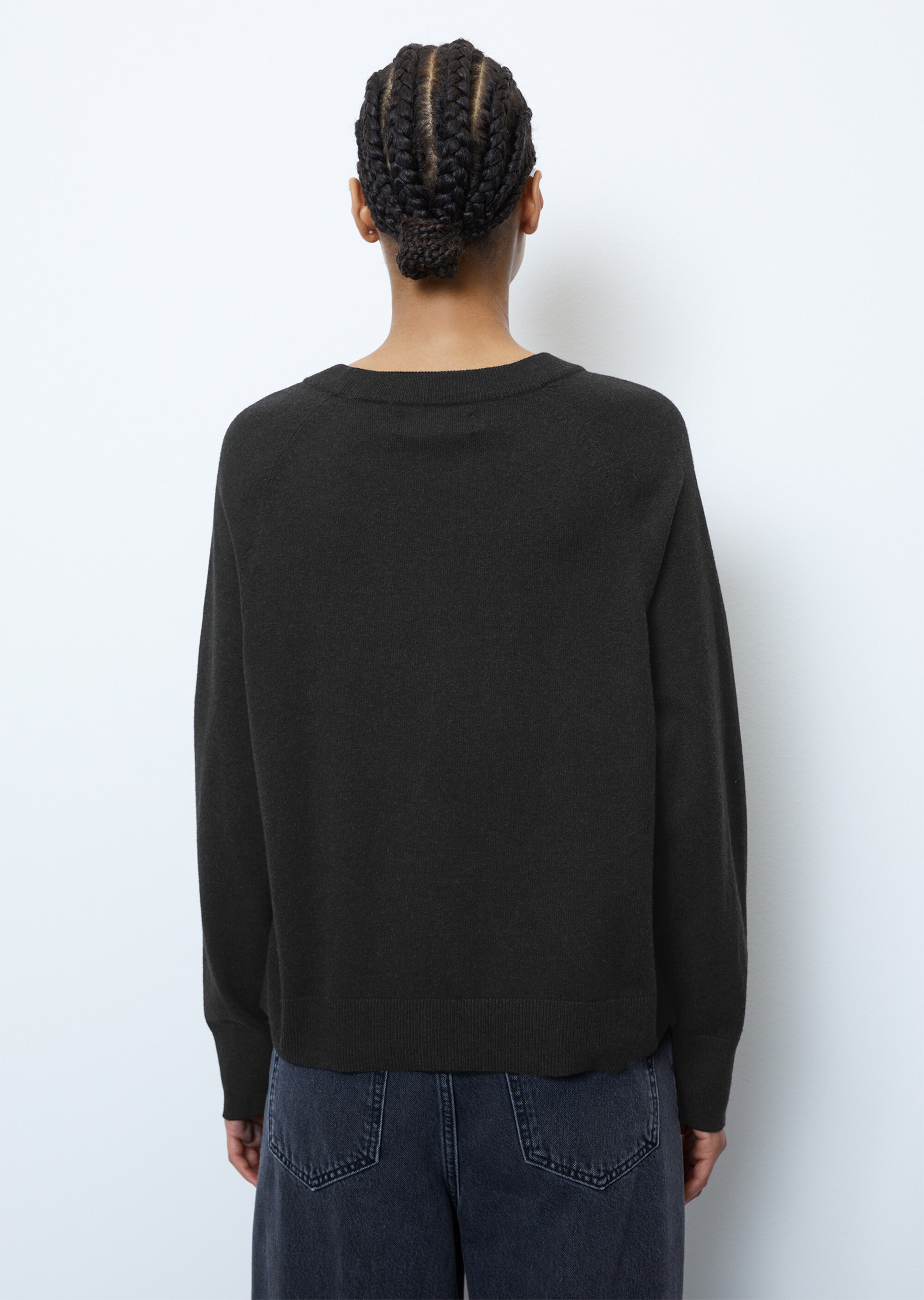 Basic Pullover regular aus Soft-Cotton-Stretch