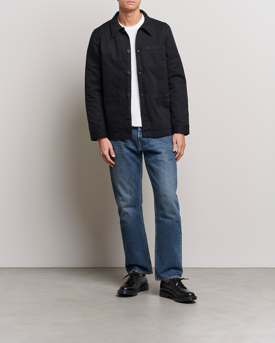 Nudie Jeans Barney Worker Overshirt Black