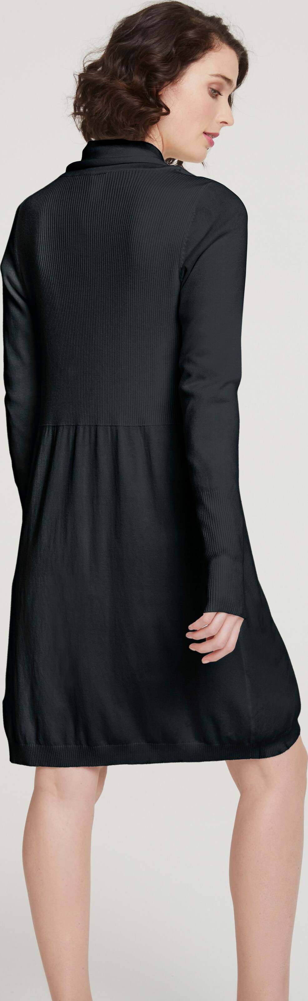 Long-Strickjacke