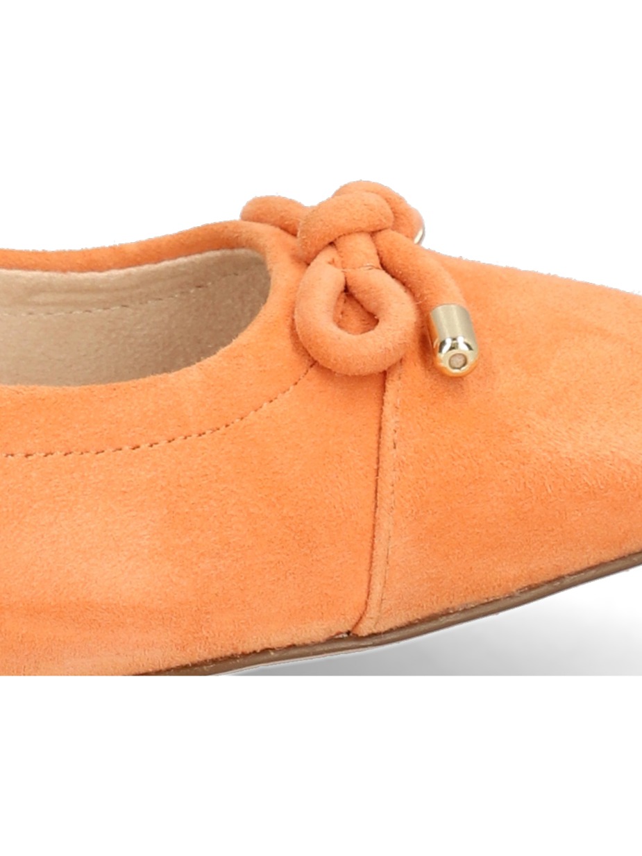 Veloursleder Ballerina