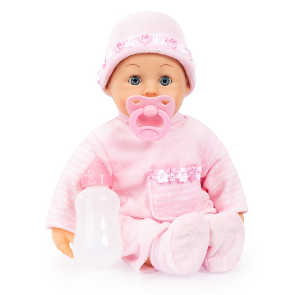 Bayer - Dukke - First Word Baby - Soft Pink 38 cm