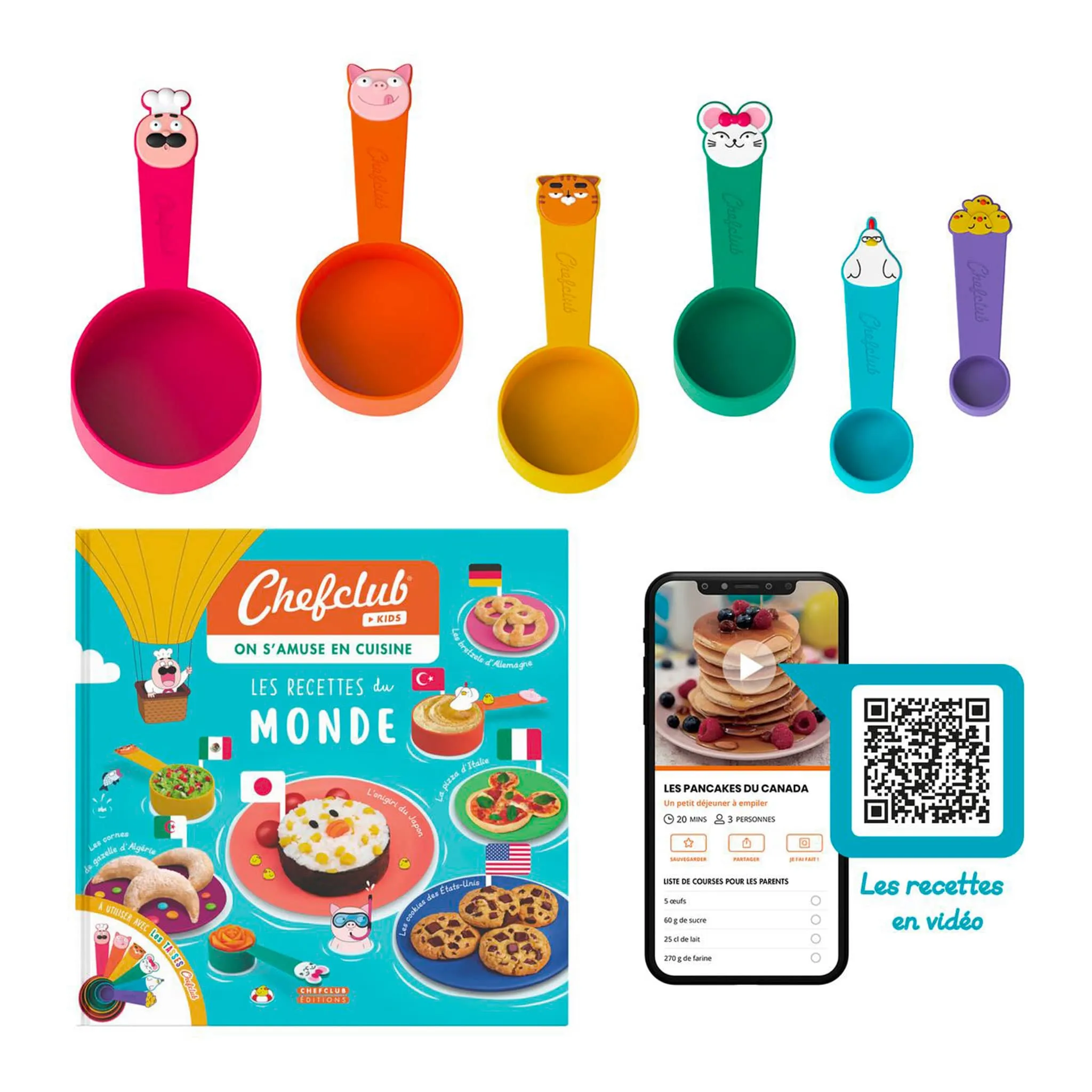 Chefclub Coffret-Livre Les recettes du monde