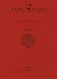 Hittite Dictionary of the Oriental Institute of the University of Chicago Volume L-N, fascicle 2 (-ma to miyahuwant-)