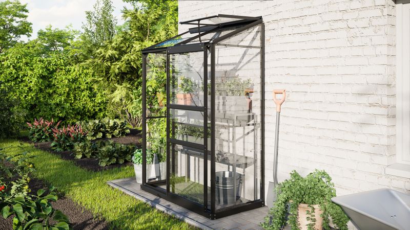 Vitavia - Ida - Tuinkas - Groen - Glas - Compact Ontwerp