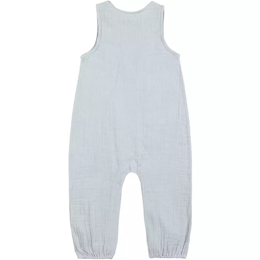 LÄSSIG Musselin Jumpsuit blau