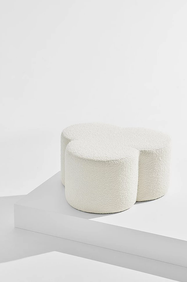 Bodhi puff i bouclé Ø 70 cm